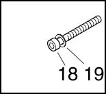 Eberspächer Screw for Hydronic 10 and M heaters. (1-18)