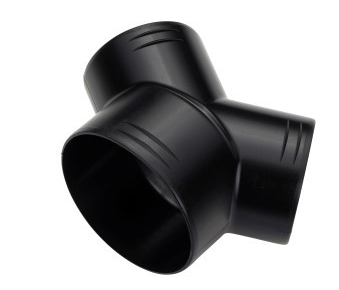 Webasto Distributor Y-unit. Ø 80 mm, Ø 60 mm. Plastic. Black