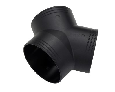 Webasto Distributor Y-unit. Ø 90 mm, Ø 80 mm. Plastic. Black