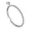 Eberspächer O-ring voor Hydronic B 4/5-D 4/5 W SC kachels. Ø 74.0 x 3.0 mm. (1-13)