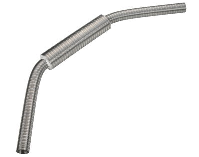 Webasto Exhaust muffler. Ø 38 mm, Ø 65 mm Length 1500 mm. High-grade steel
