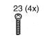 Eberspächer Taptite screw for Hydronic heaters. M5 x 25 Torx. (1-35)