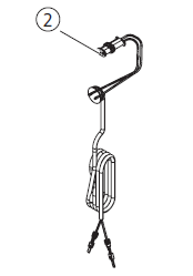 Webasto Wiring harness for fuel pump DP 42. 12/24 Volt