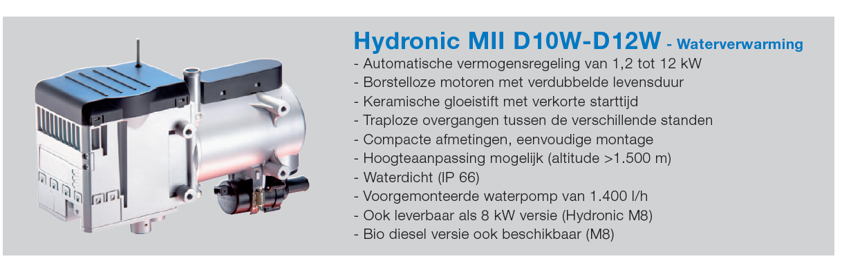 Dieselbrandstoftank, Roestvrije Benzinetank voor Eberspacher