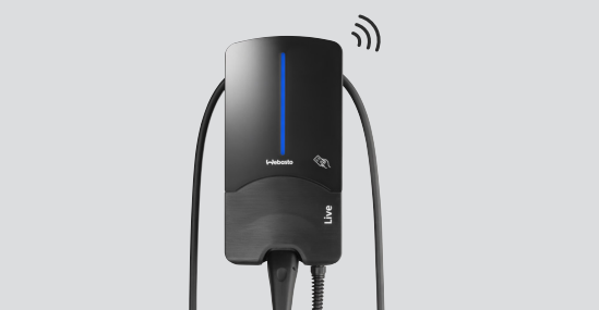 Connected Webasto Charge Connect AC Live Laadpaal. 22 kW 7 mtr kabel