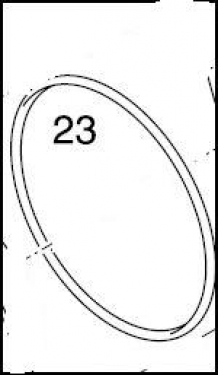 Eberspächer O-ring tussen warmtewisselaar en waterhuis voor Hydronic 10/M kachels. (1-23)
