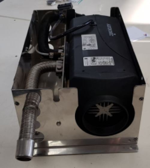 Eberspächer D4. 24 Volt. In RVS kist