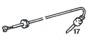 Eberpächer Temperatuurvoeler voor D 8 L C kachels. (1-17)