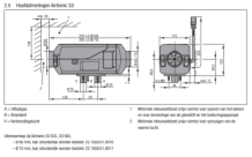 Eberspächer Airtronic SII D 2 L. Commercial heater. 24 Volt. Diesel