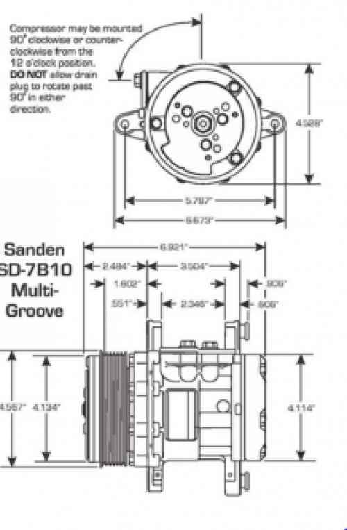 Webasto Diavia Compressor SP 10 12V
